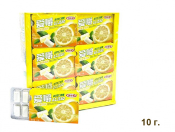 Жевательная резинка арт. 40629-1 Вкус лимона 30 шт. в кор.