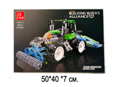 Конструктор арт. 91003 Трактор 565 дет.в кор.•_/36шт./ Конструктор арт. 91003 Трактор 565 дет.в кор.•_/36шт./