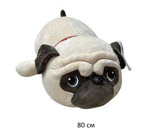 им Мопс арт. 230321-2/240113-2 Лежит 80 см в пак.) им Мопс арт. 230321-2/240113-2 Лежит 80 см в пак.)