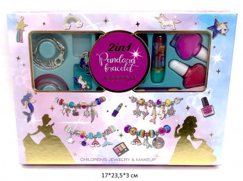 Набор косметики арт. LK2930/0011 С шармами для плетения браслетов в кор._~/72 шт./