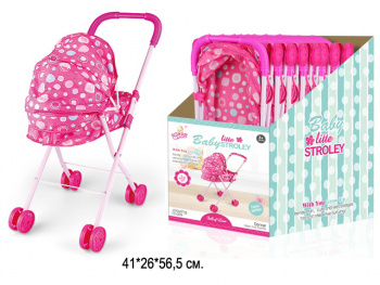 Коляска для кукол арт. SO-8816" Металл  (6штук)/шоубокс 41*26,2*56,5 Коляска для кукол арт. SO-8816" Металл  (6штук)/шоубокс 41*26,2*56,5