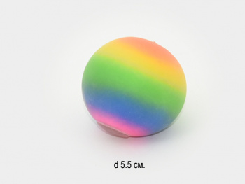 Мяч Антистресс арт. 24724 Радужный 1 шт. в пак. (12 шт.) упаковка+ Мяч Антистресс арт. 24724 Радужный 1 шт. в пак. (12 шт.) упаковка+