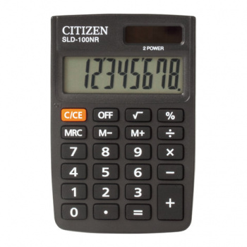 Калькулятор карманный CITIZEN SLD-100NR (90х60 мм), 8 разрядов, двойное питание (в упаковке 2 шт.) Калькулятор карманный CITIZEN SLD-100NR (90х60 мм), 8 разрядов, двойное питание (в упаковке 2 шт.)