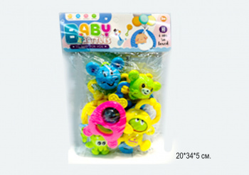 Погремушка арт. 171-11 Набор "Потешки" в пак.• Погремушка арт. 171-11 Набор "Потешки" в пак.•