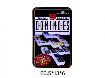 Домино арт. 3896-49 В металлической коробке_ Домино арт. 3896-49 В металлической коробке_