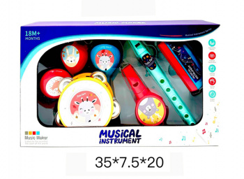 Набор муз. инструментов арт. 3603E "Веселый оркестр" в кор._ Набор муз. инструментов арт. 3603E "Веселый оркестр" в кор._