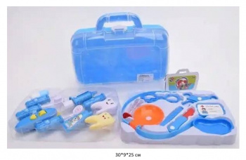 Набор доктора арт. BY8612-8B "Дантист" в пластиковом чемодане•