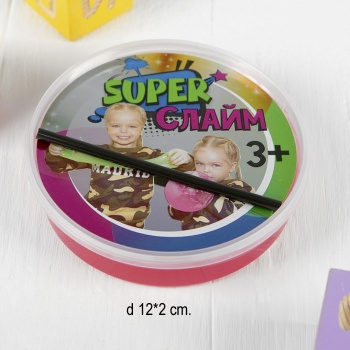 Слайм Super арт. 169212 Малиновый 120гр Слайм Super арт. 169212 Малиновый 120гр