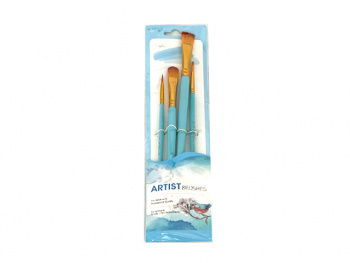 кц_Кисти арт. YL213709-4 Набор 4 шт. разноразмерных на листе кц_Кисти арт. YL213709-4 Набор 4 шт. разноразмерных на листе