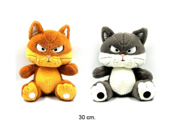 им Кот арт. 407-209 Хмурый цвета микс 30 см в пак.