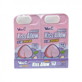 Конфета арт. 762514-1/ Драже мятное без сахара "Персик" 15 г 12 шт. в кор.'