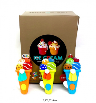 Вентилятор арт. H7-A2-805 Мороженое цвета микс (24 шт.) в кор._