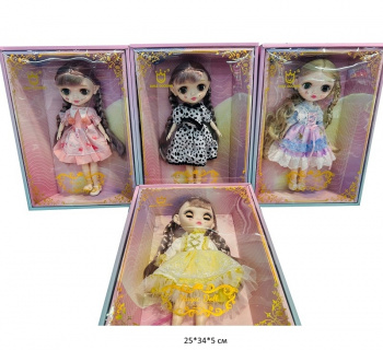 Кукла арт. XL-30172 Шарнирная в ассортименте в кор.• Кукла арт. XL-30172 Шарнирная в ассортименте в кор.•