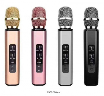 Микрофон музыкальный арт. K6 Блютуз цвета микс в кор. Микрофон музыкальный арт. K6 Блютуз цвета микс в кор.