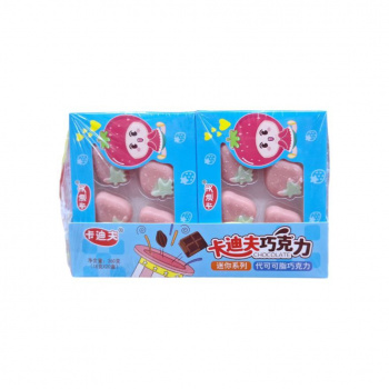 Конфета арт. 368479-3 Шоколад "Клубника" 18 г в кор. 20 шт. в кор.*