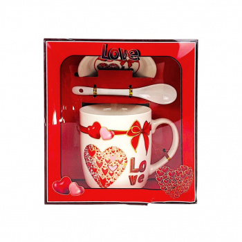 Подарочный набор арт. 2132-501 "Love" 3 предмета в кор. Подарочный набор арт. 2132-501 "Love" 3 предмета в кор.
