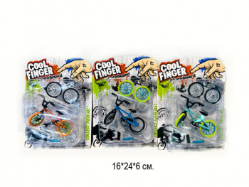 Велосипед арт. 8861-1 Пальчиковый и колеса на листе• /288 шт./ Велосипед арт. 8861-1 Пальчиковый и колеса на листе• /288 шт./