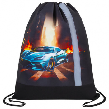 Мешок для обуви ЮНЛАНДИЯ, плотный, светоотражающая полоса, 46х36 см, "Fire car", 272411 Мешок для обуви ЮНЛАНДИЯ, плотный, светоотражающая полоса, 46х36 см, "Fire car", 272411
