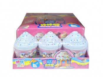 Конфета арт. 34437/34420 Карамель "Капкейк" 12 шт. в кор.