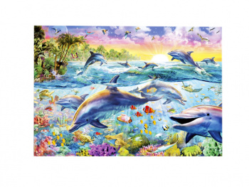 Картина по номерам арт. RA74105 Подводный мир 40*50 в кор.