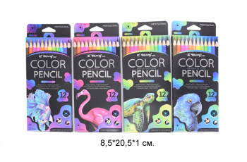 кц_Карандаши цветные арт. YL221031-12 Набор 12 цветов в кор. кц_Карандаши цветные арт. YL221031-12 Набор 12 цветов в кор.