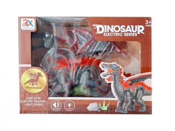 Динозавр арт. 903A С крыльями на батар. свет, звук, ходит в кор.= Динозавр арт. 903A С крыльями на батар. свет, звук, ходит в кор.=