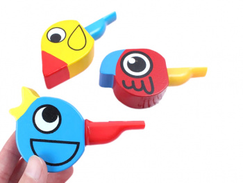 Свистулька арт. 0138 Птичка деревянная в ассортименте в пак.= Свистулька арт. 0138 Птичка деревянная в ассортименте в пак.=