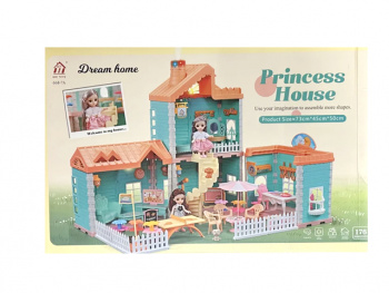 Дом для кукол арт. 668-7A/668-36A С куклой и мебелью в кор.= Дом для кукол арт. 668-7A/668-36A С куклой и мебелью в кор.=