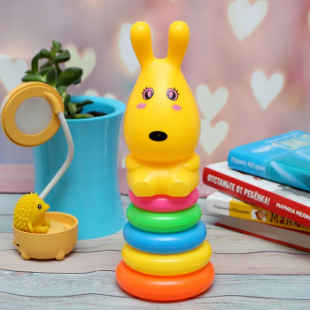 Пирамидка арт. 109 "Ушастик" 5 колец в сетке 28*10*10 Пирамидка арт. 109 "Ушастик" 5 колец в сетке 28*10*10