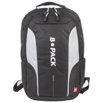 Рюкзак B-PACK "S-04" (БИ-ПАК) универсальный, с отделением для ноутбука, влагостойкий, черный, 45х29х Рюкзак B-PACK "S-04" (БИ-ПАК) универсальный, с отделением для ноутбука, влагостойкий, черный, 45х29х