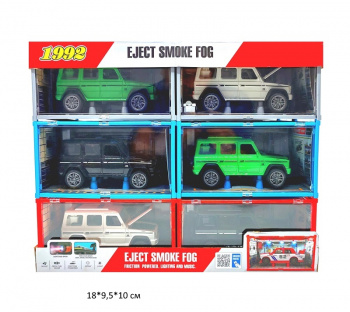 Машина инерц. арт. BCP-1BX Джип цвета микс свет, звук, дым 1шт. в кор. (6 шт.) шоубокс_ Машина инерц. арт. BCP-1BX Джип цвета микс свет, звук, дым 1шт. в кор. (6 шт.) шоубокс_