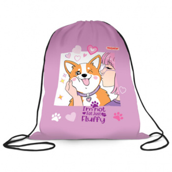 Мешок для обуви ПИФАГОР, 1 отделение, 42х34 см, "Fluffy akita", 272385 Мешок для обуви ПИФАГОР, 1 отделение, 42х34 см, "Fluffy akita", 272385