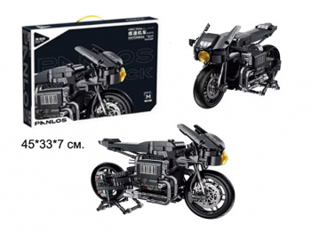 Конструктор арт. 672009 Мотоцикл 1080 дет. в кор.•