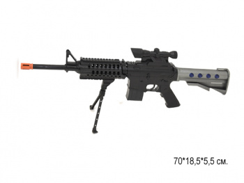 Оружие арт.221/ M16 автомат на бат в пак.(36шт/18бл)*/