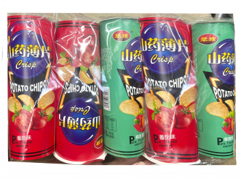 Чипсы арт. 870078-1 Картофельные вкусы микс 30 г в разноцветных банках 10 шт. упаковка' Чипсы арт. 870078-1 Картофельные вкусы микс 30 г в разноцветных банках 10 шт. упаковка'