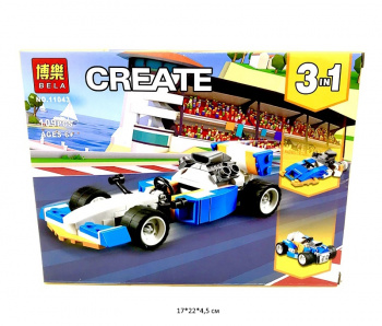 Конструктор арт. 11043 Автомобиль 109 дет. в кор._ Конструктор арт. 11043 Автомобиль 109 дет. в кор._