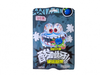 Конфета арт. 680562-3 "Черника" кислая 22 г 20 шт. упаковка Конфета арт. 680562-3 "Черника" кислая 22 г 20 шт. упаковка