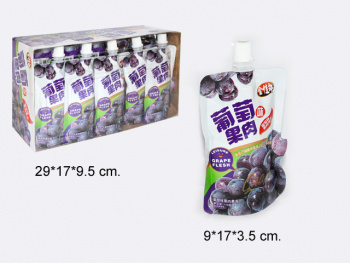 Желе арт. 300721/300714 "Виноград" 110 г в пауче 20 шт. в кор.* Желе арт. 300721/300714 "Виноград" 110 г в пауче 20 шт. в кор.*