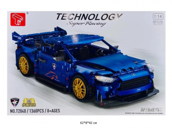 Конструктор арт. T2040 Автомобиль 1360 дет. в кор.~