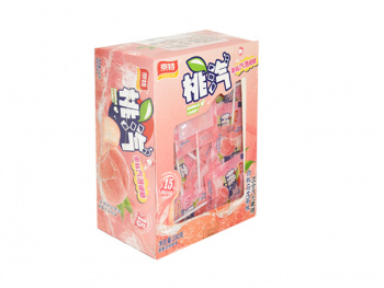 Конфета арт. 907161 Карамель на палочке "Персик" 280 г в кор.