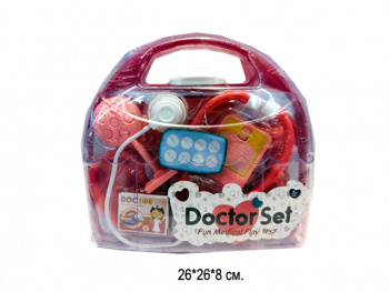 Набор доктора арт. 8807-7 В пластик. чемодане• Набор доктора арт. 8807-7 В пластик. чемодане•