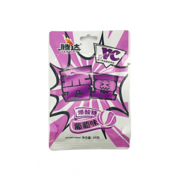 Конфета арт. 501077-3 Суперкислая "Виноград" 24 г 20 шт. в кор./