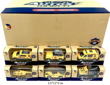 Модель металл. арт. G3488I Городские службы в ассортим.(16 шт.) в кор._/48 шт./