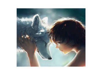 Картина по номерам арт. RA74051 Девушка с волком 40*50 в кор. Картина по номерам арт. RA74051 Девушка с волком 40*50 в кор.