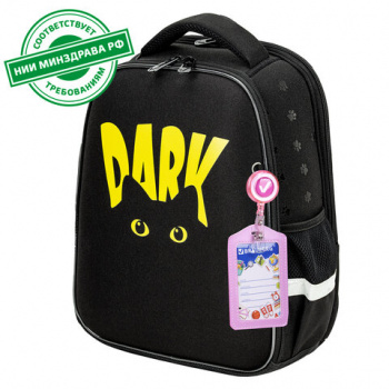 Ранец BRAUBERG FIT, 2 отделения, "Dark cat", 38х27х14 см, 272026 (в упаковке 1 шт.) Ранец BRAUBERG FIT, 2 отделения, "Dark cat", 38х27х14 см, 272026 (в упаковке 1 шт.)