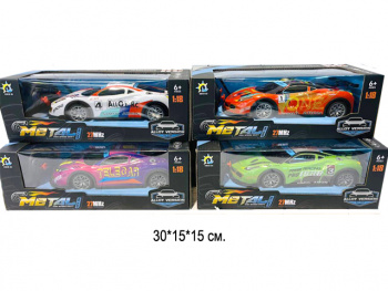 Машина на р/у арт. CQ-805 Гонка метал.корпус цвета микс в кор.• Машина на р/у арт. CQ-805 Гонка метал.корпус цвета микс в кор.•