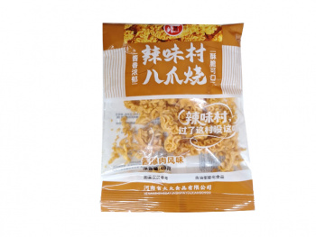 Чипсы арт. 200729 Извилистые Острое жареное мясо 40 г 20 шт. упаковка;