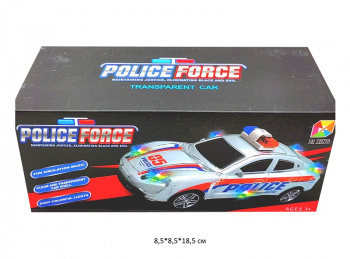 Машина на батар. арт. YBJ-3391A Полиция свет, звук в кор._ Машина на батар. арт. YBJ-3391A Полиция свет, звук в кор._