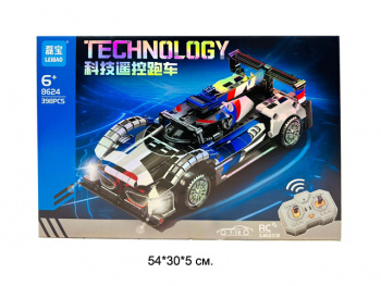 Конструктор арт. 8624 Автомобиль на р/у 398 дет. в кор.• Конструктор арт. 8624 Автомобиль на р/у 398 дет. в кор.•