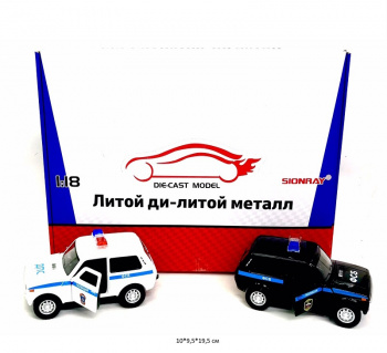 Модель металл. арт. SR-1810P ВАЗ Нива ДПС, ФСБ (6 шт.) шоубокс_ Модель металл. арт. SR-1810P ВАЗ Нива ДПС, ФСБ (6 шт.) шоубокс_
